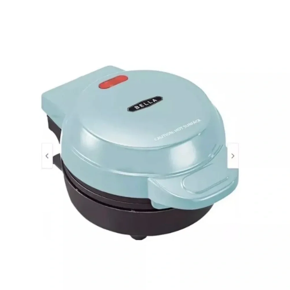 Bella Mini 3 Donut Maker Nonstick Coated 350 W, Blue/Gray With Recipes NIB